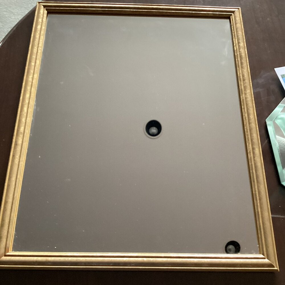 Gold-framed Mirror - 16" x 20"